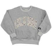 LM Light Grey/Camo Sweatshirt - Southern Soule Designs