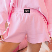LM Light Pink Waffle Shorts - Southern Soule Designs