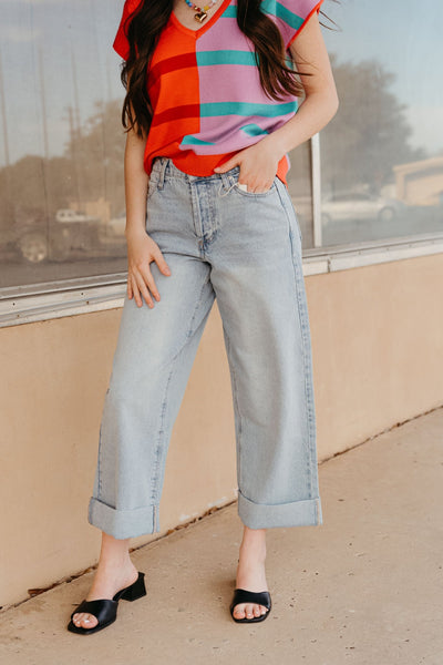 Lou Denim Pant Faded Indigo ZP251251S - Southern Soule Designs