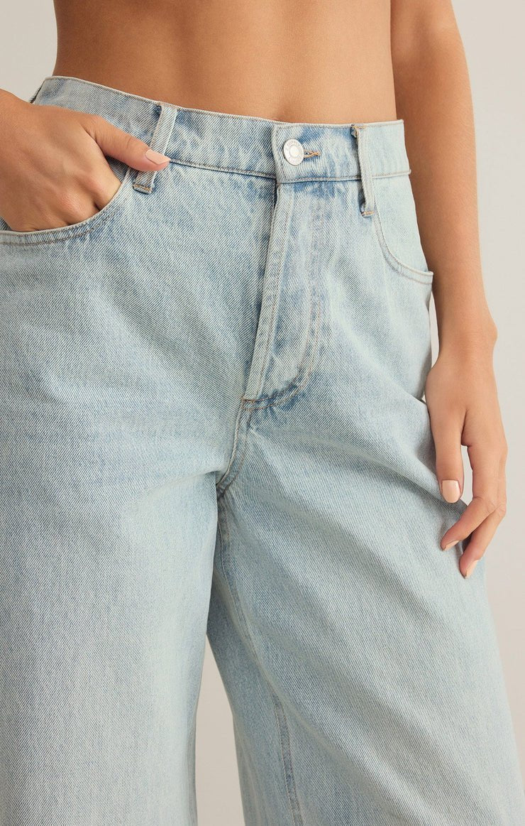 Lou Denim Pant Faded Indigo ZP251251S - Southern Soule Designs