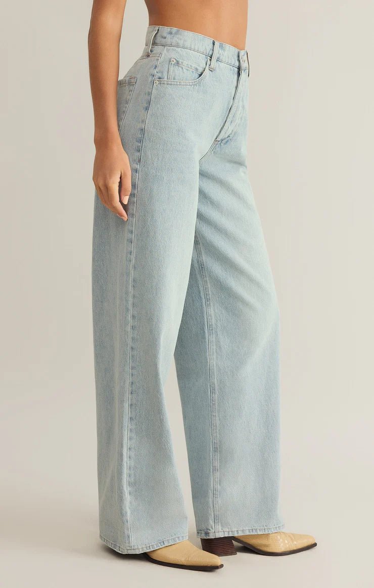 Lou Denim Pant Faded Indigo ZP251251S - Southern Soule Designs