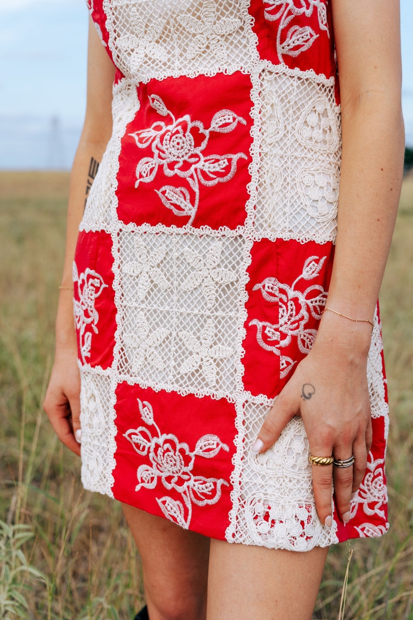 Louisa Red Mini Dress S1520D - 8 - Southern Soule Designs