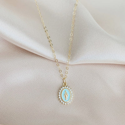 Lourdes Virgin Mary Necklace - Southern Soule Designs