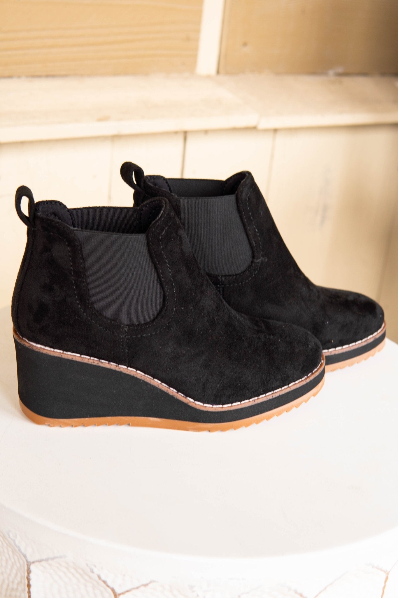 Love you a Latte Black Faux Suede - Southern Soule Designs