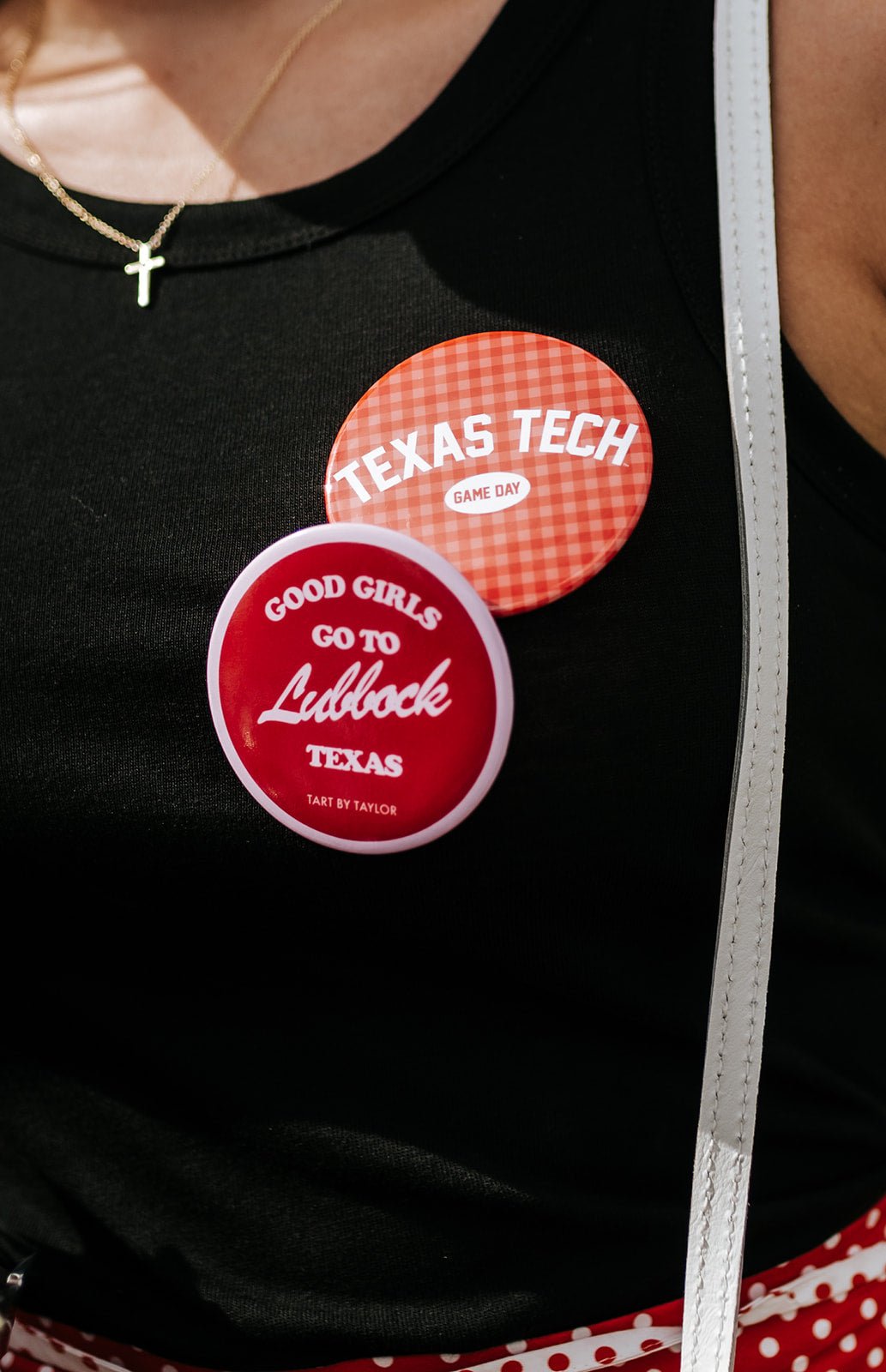 Lubbock Gameday Button - BUTTON-LUB - Southern Soule Designs