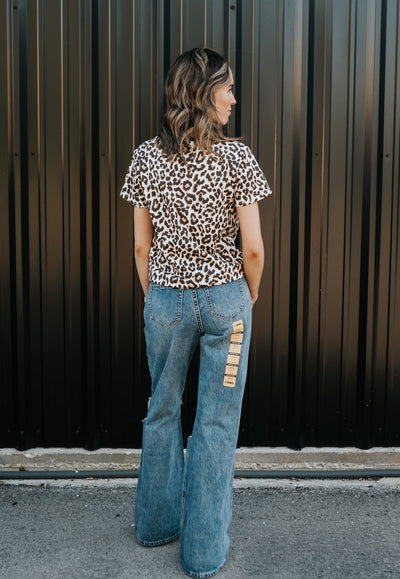 Lucky Lizzy Leopard Tee M2499Q - Southern Soule Designs