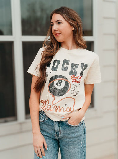 Lucky Mama Graphic Tee - Southern Soule Designs
