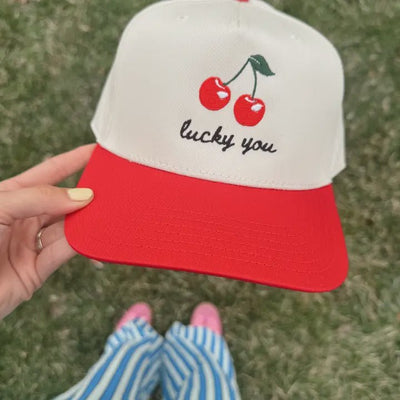 Lucky You Trucker Hat - Southern Soule Designs