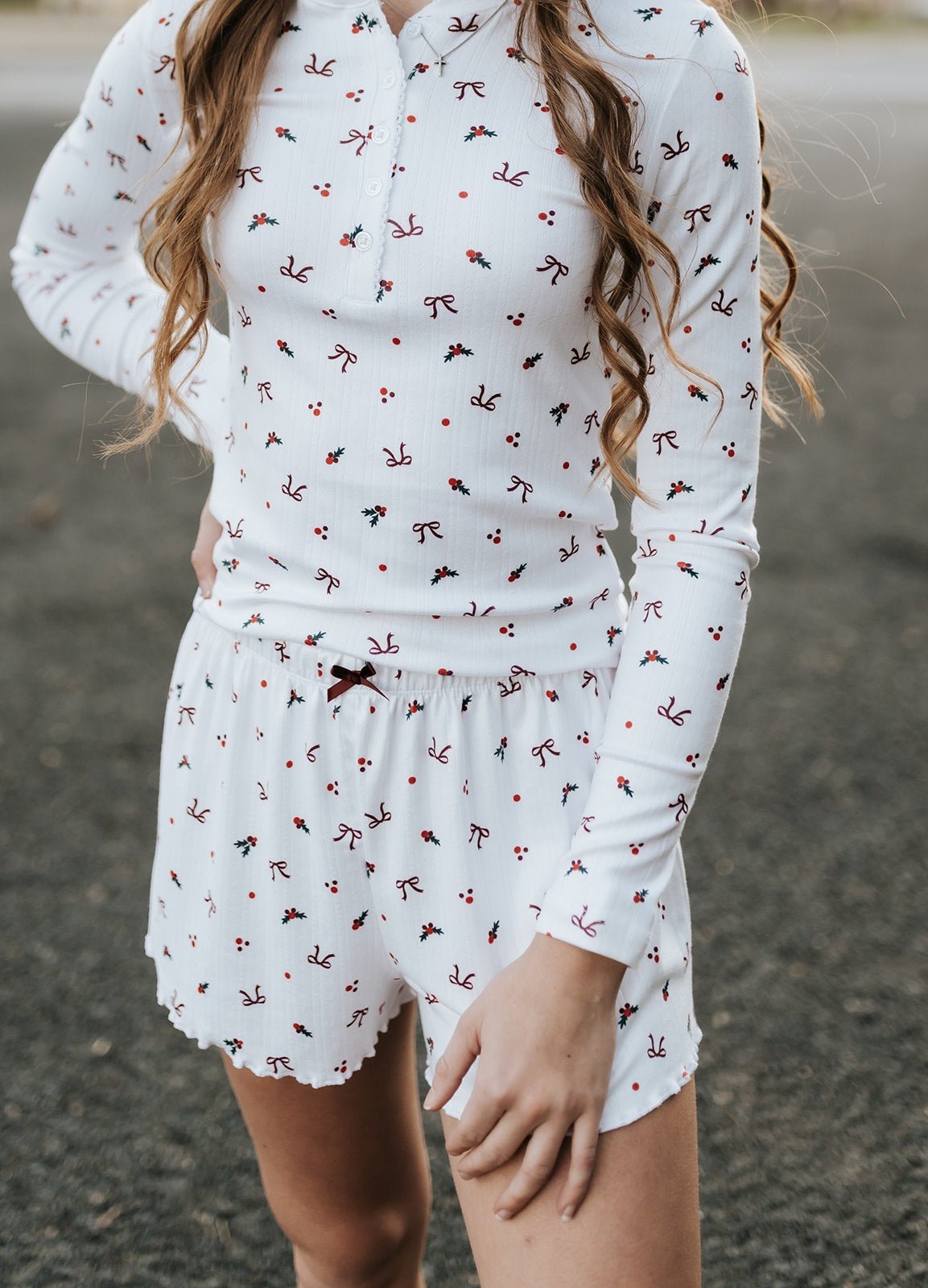 Luxe Holly Shorts White ZLS254745 - Southern Soule Designs