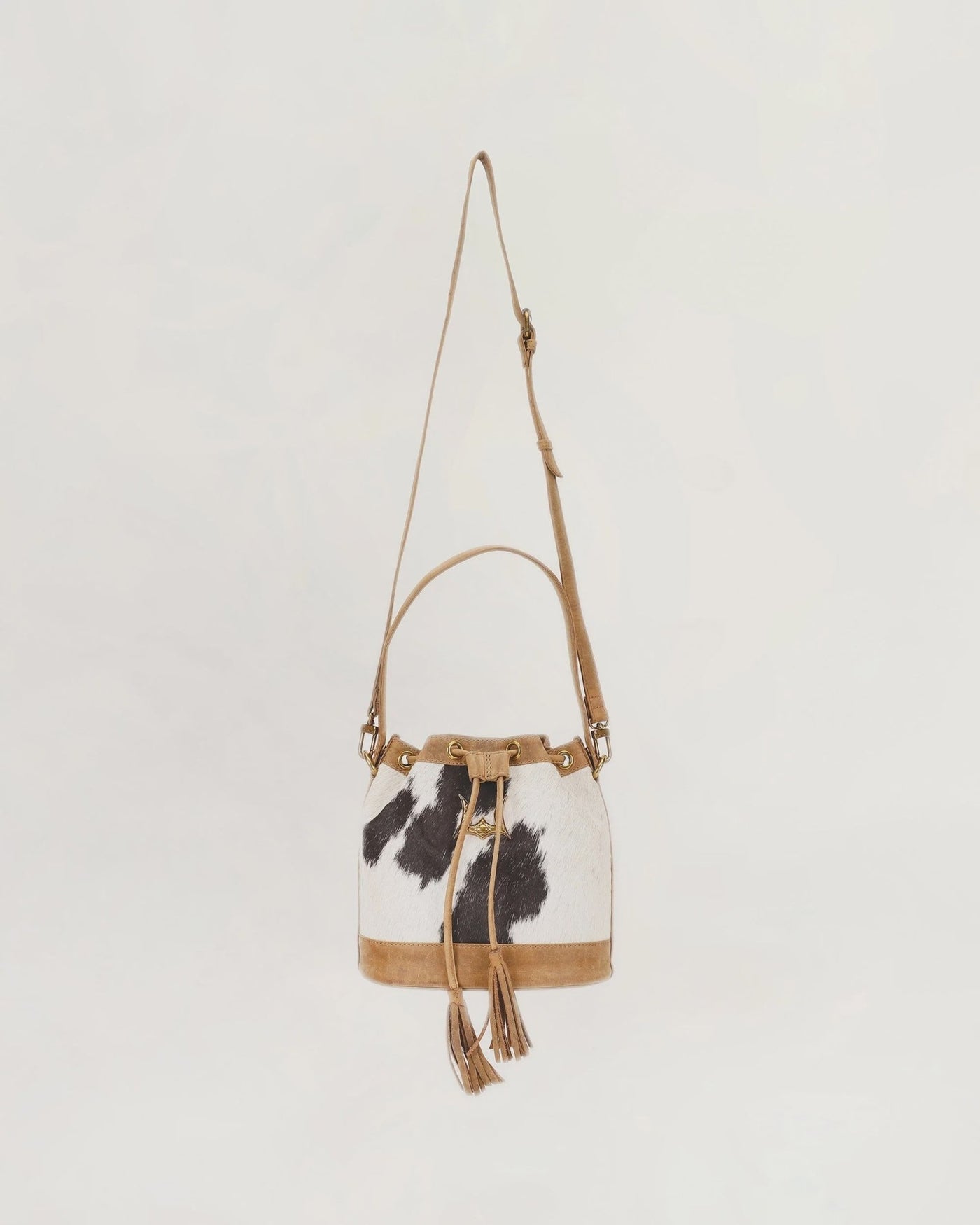 LW Bucket Bag in Cowhide - Southern Soule Designs