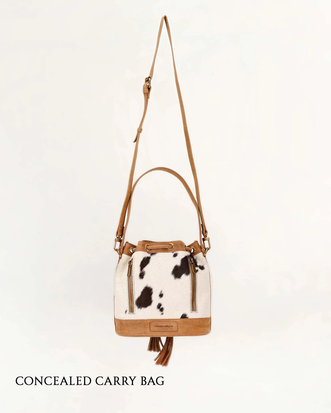 LW Bucket Bag in Cowhide - Southern Soule Designs