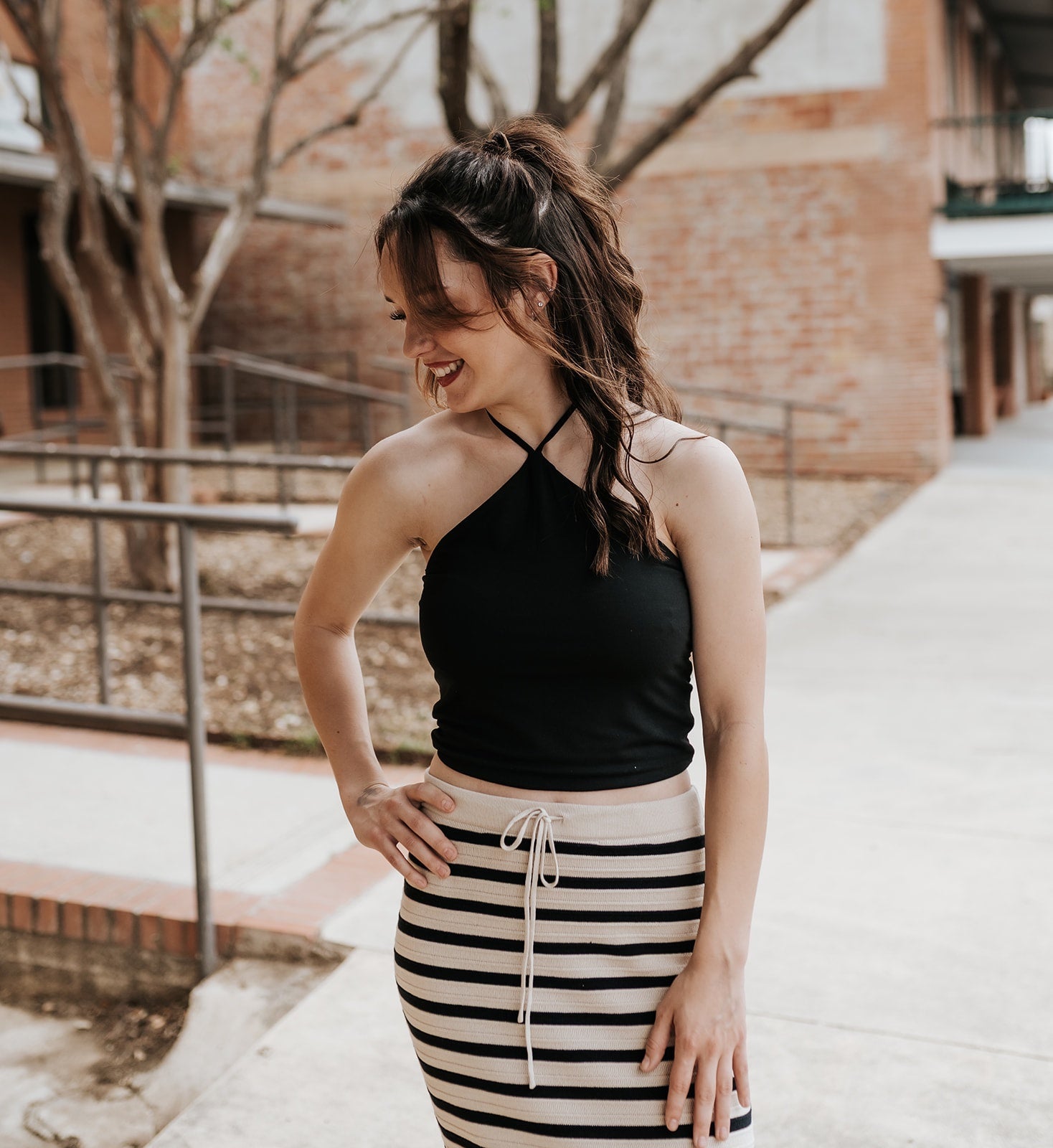 Lydia Black Halter Top ZT261167 - Southern Soule Designs