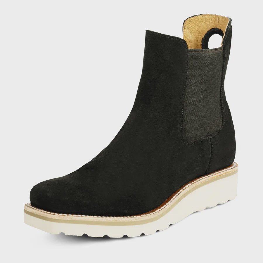 Macie Bean Black Suede Swedge M2203 - Southern Soule Designs