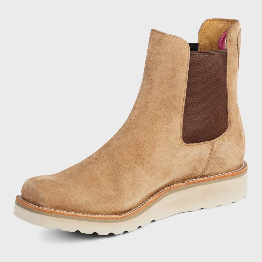 Macie Bean Tobacco Suede Swedge M2202 - Southern Soule Designs