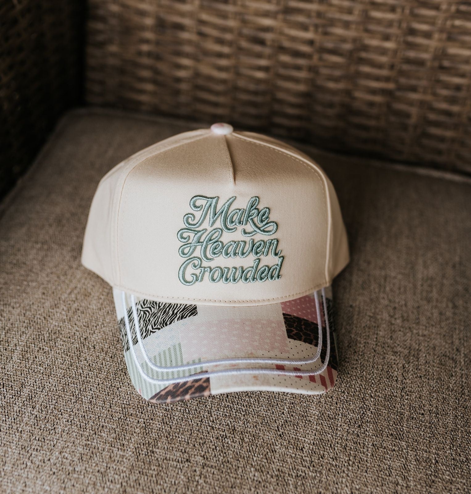 Make Heaven Crowded Pattern Hat - Southern Soule Designs