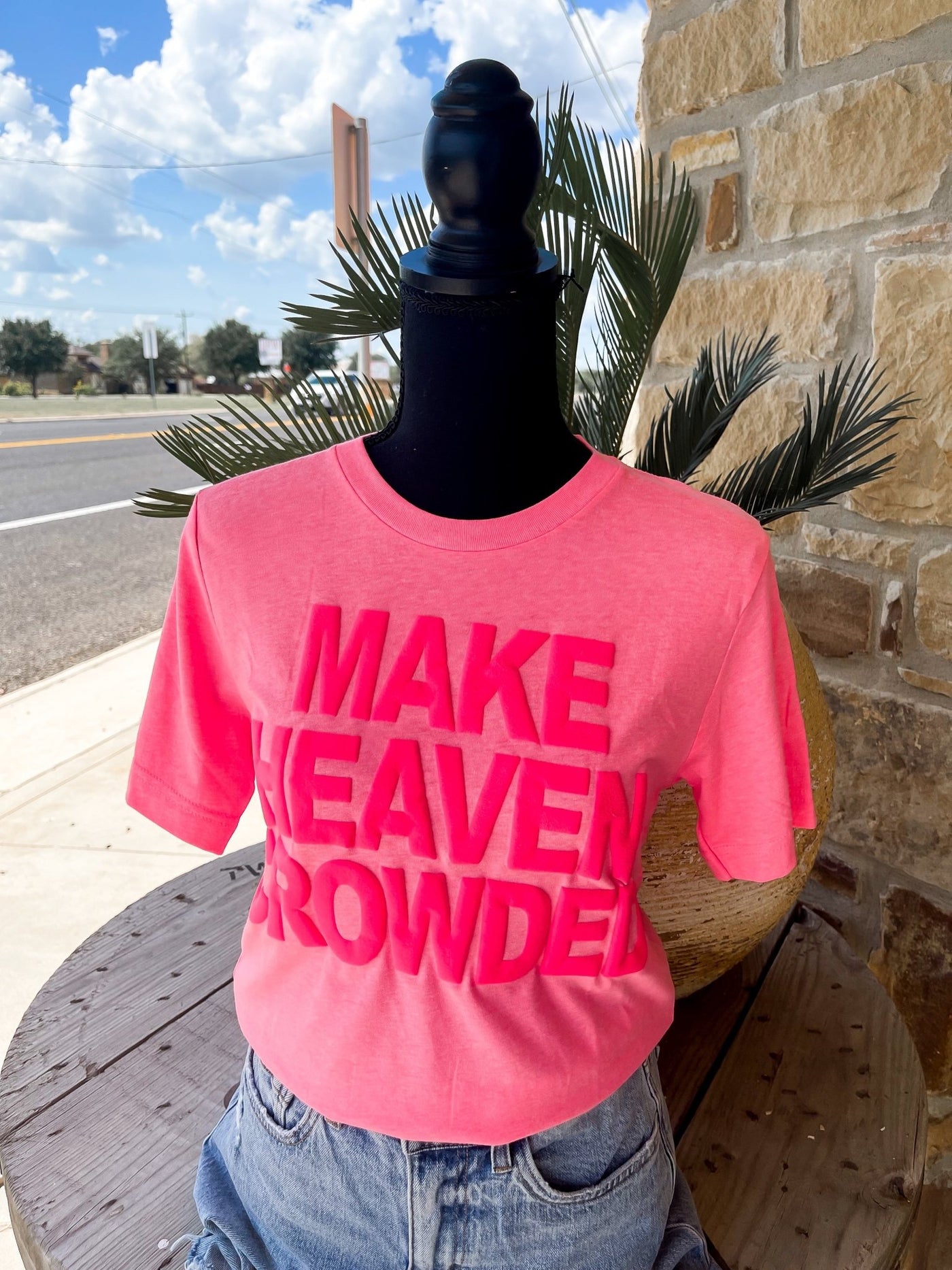 Make Heaven Crowded Puff Tee - Southern Soule Designs