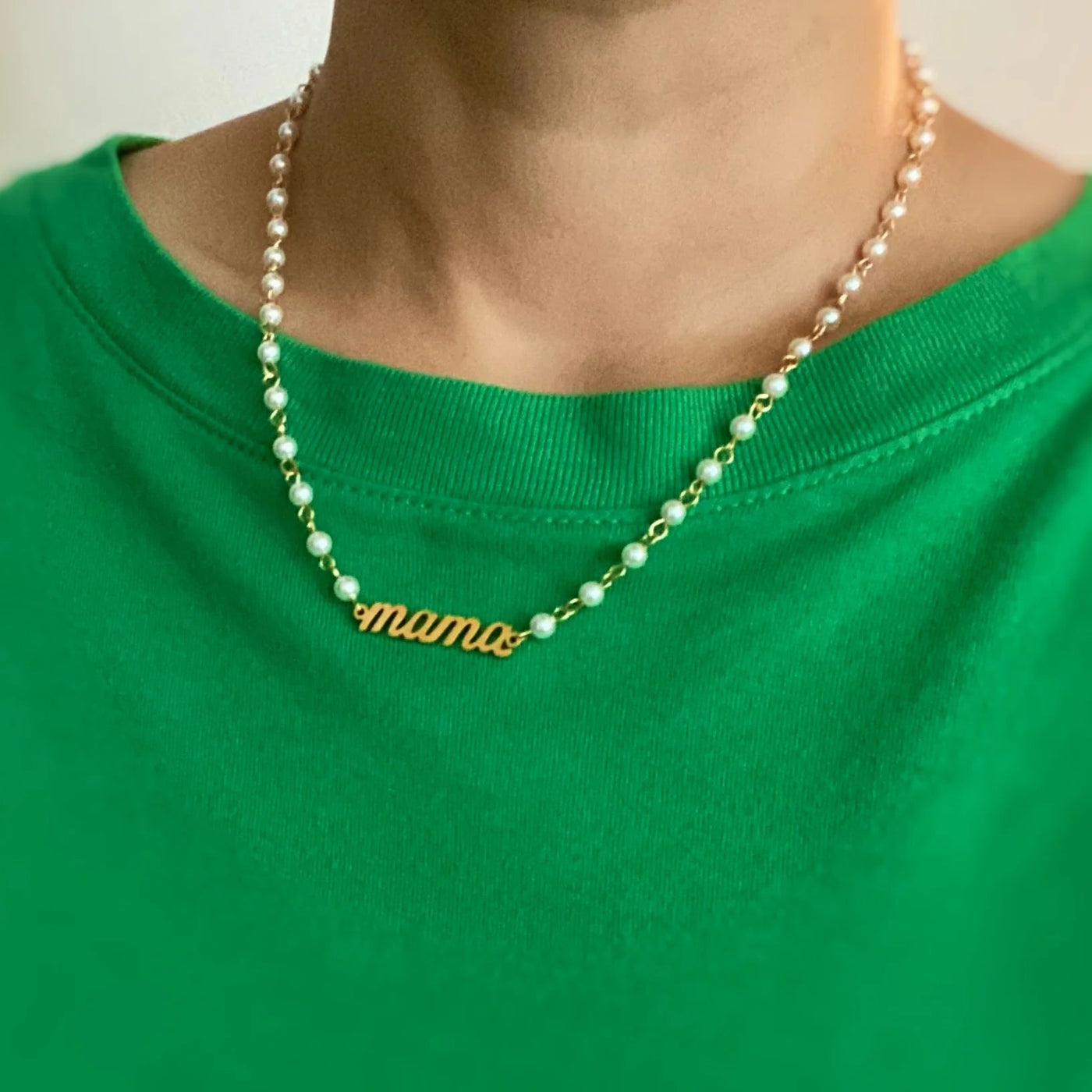 Mama Pearl Chain Necklace - Southern Soule Designs