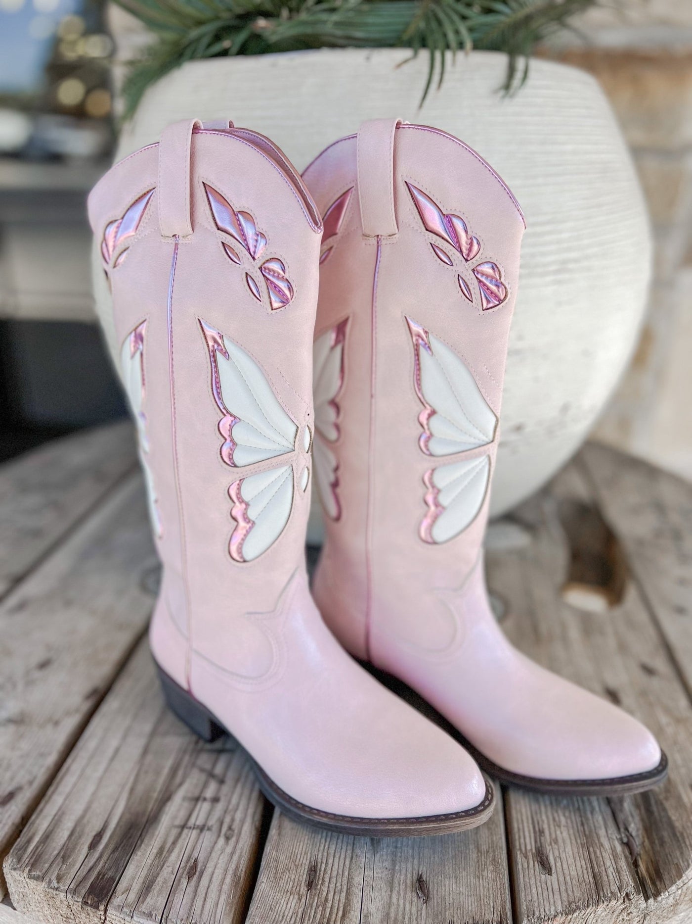 Mariposa Pink Multi Boot - Southern Soule Designs