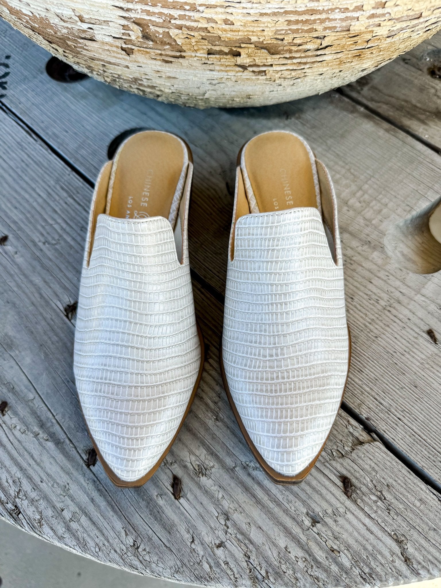 Marnie Mule Cream - Southern Soule Designs