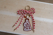 Maroon Cheer Game Day Bag Charm - Southern Soule Designs