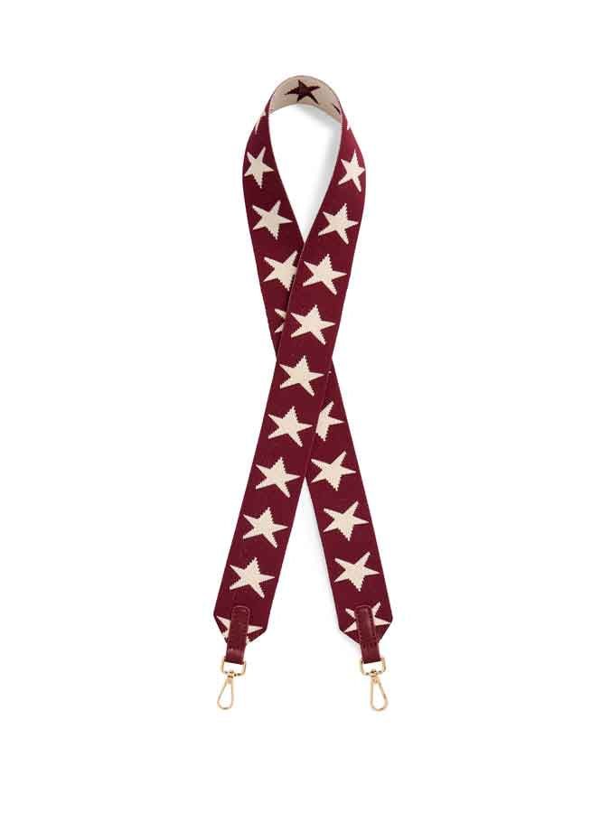 Maroon Stars Purse Strap - Southern Soule Designs