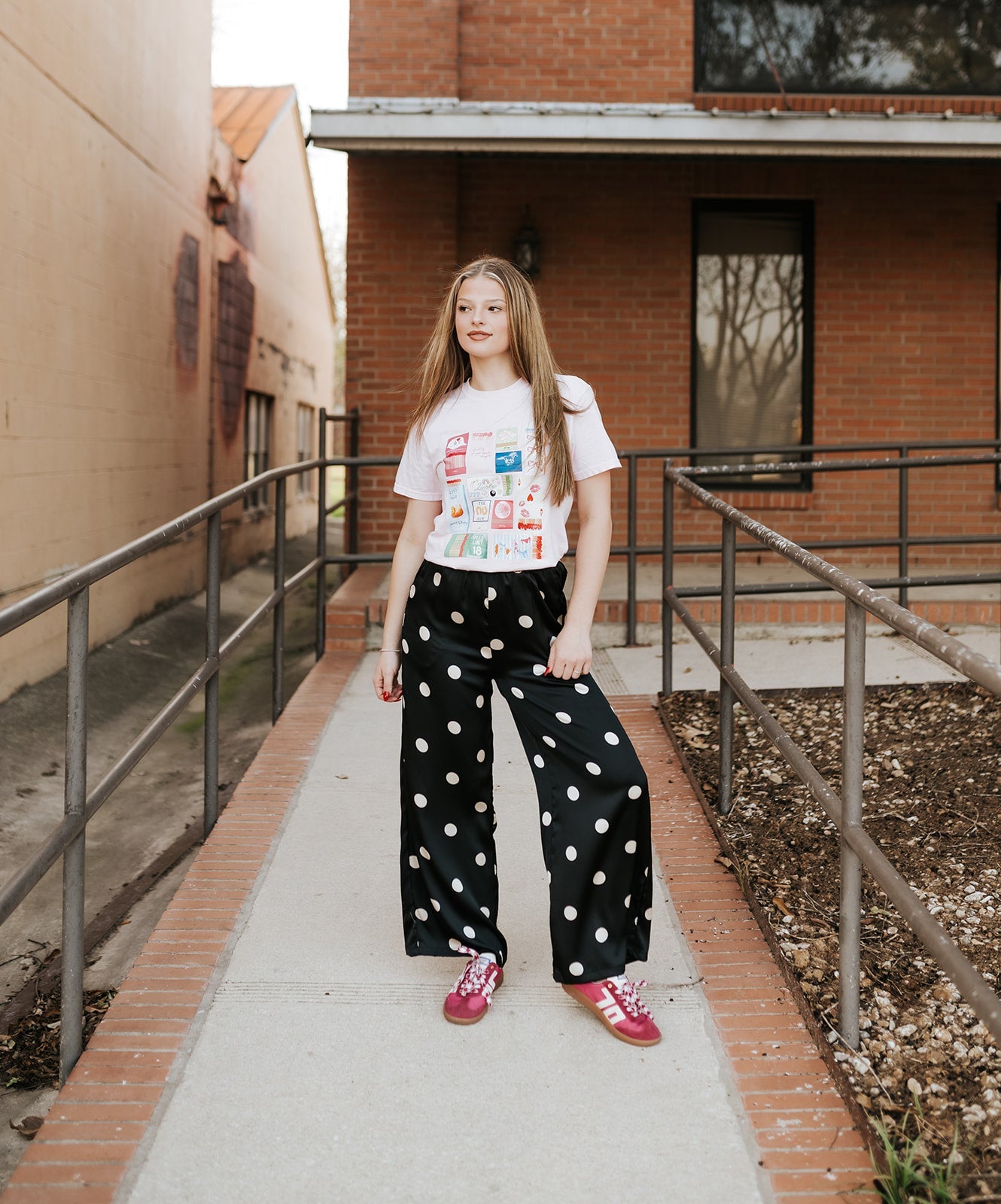 Matchbook Pink Tee - Southern Soule Designs