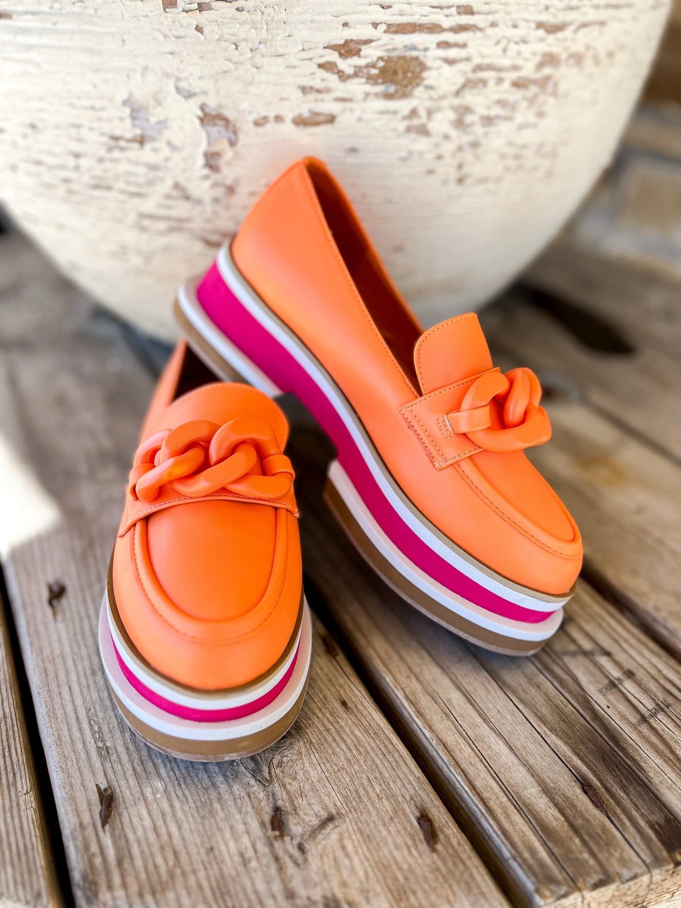 Matisse Madison Orange Sorbet Loafter - Southern Soule Designs