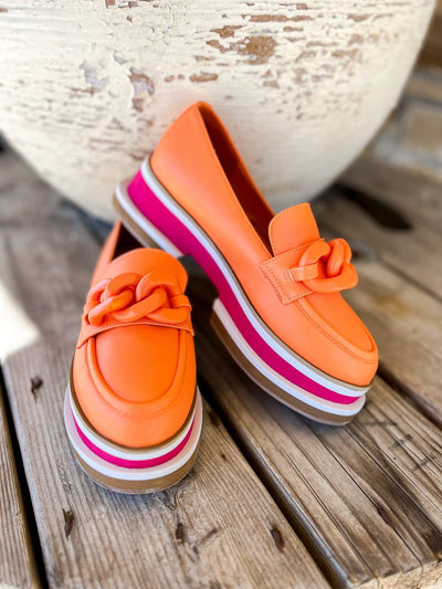Matisse Madison Orange Sorbet Loafter - Southern Soule Designs
