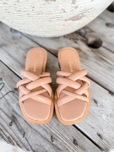 Matisse Roy Nude Slide Sandal - Southern Soule Designs
