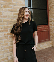 McKenzie Black Top - Southern Soule Designs