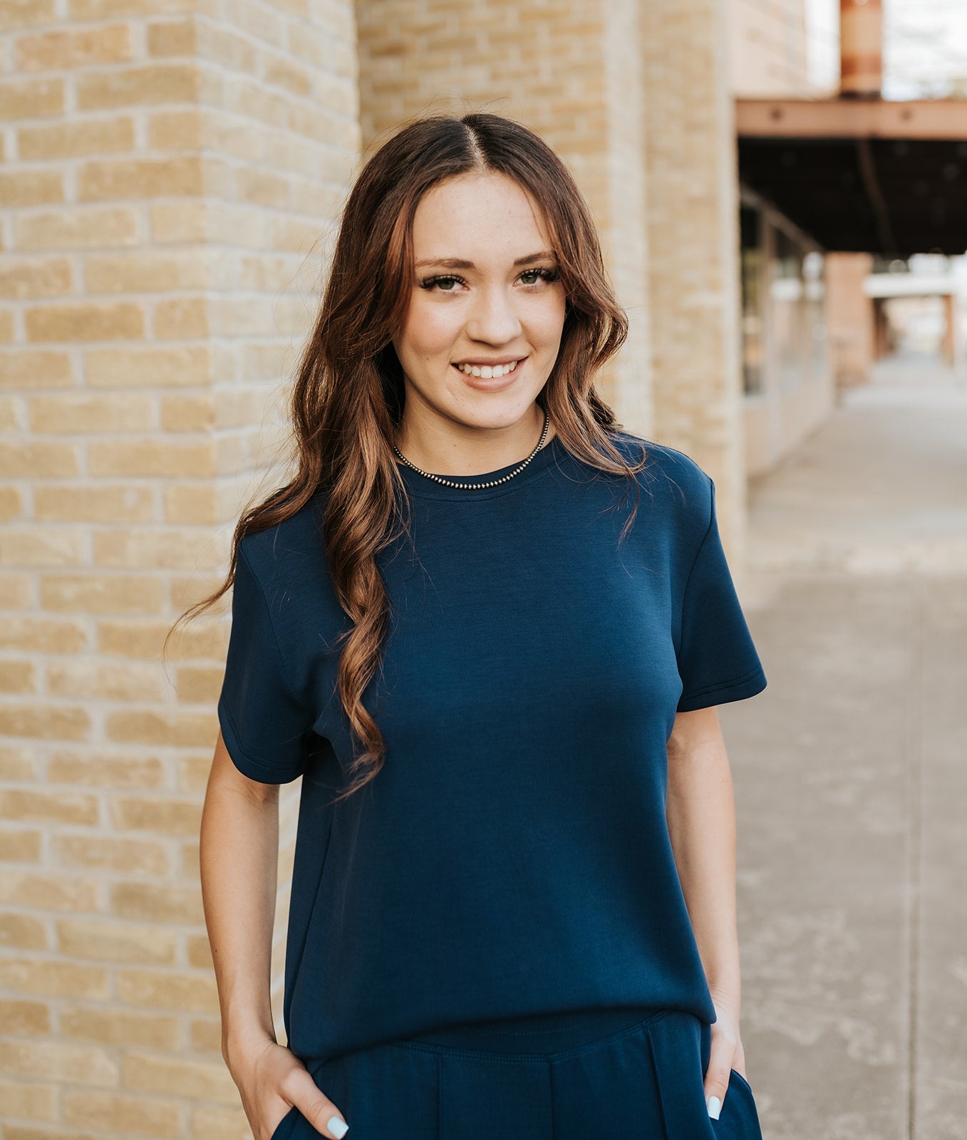 McKenzie Navy Top - Southern Soule Designs