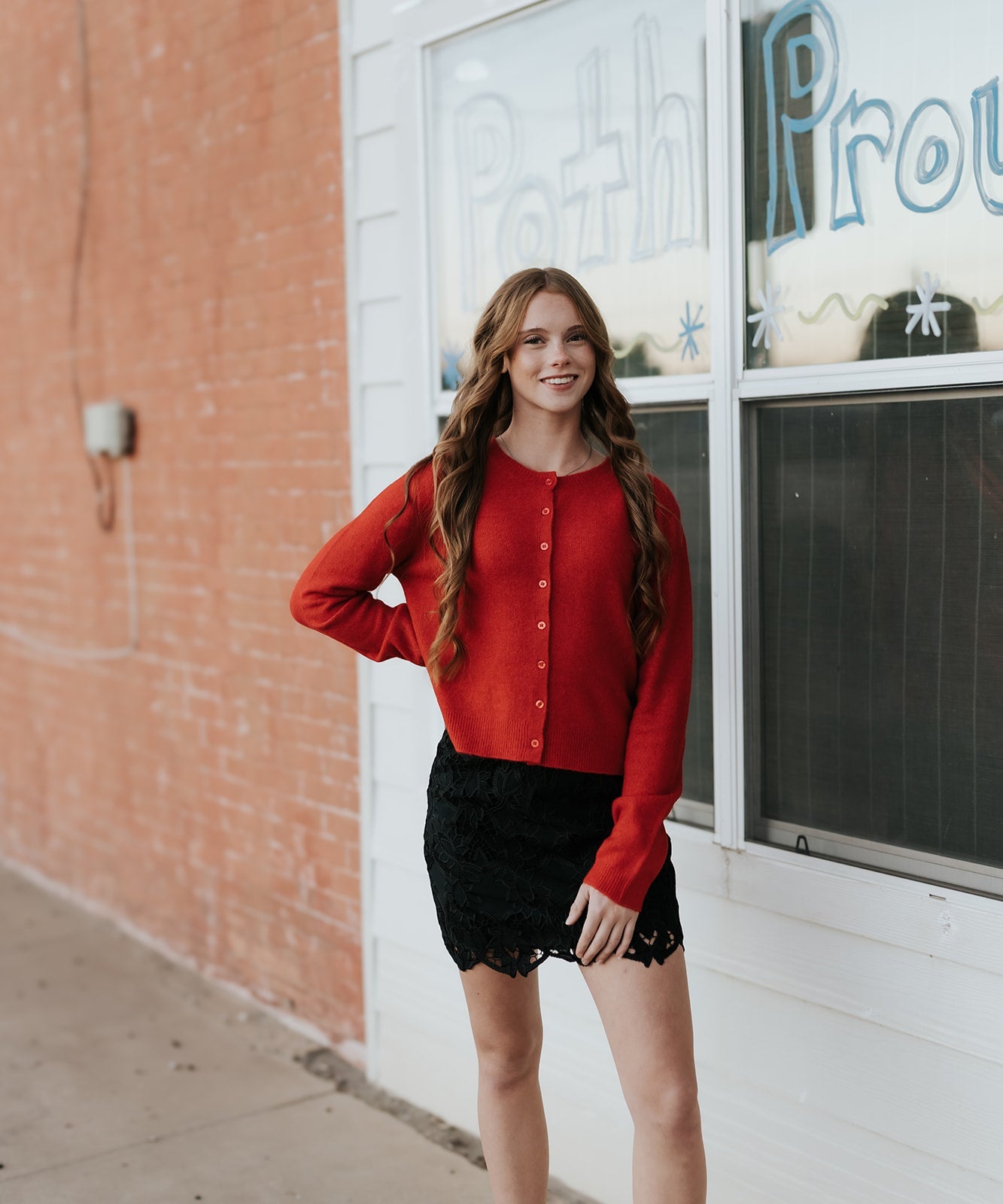 Medina Cardigan Festive Red ZW251267 - Southern Soule Designs