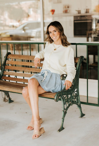 Medina Cardigan Mellow Yellow ZW251267 - Southern Soule Designs