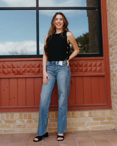 Medium Wash Relaxed Straight Jean BP470N - Southern Soule Designs