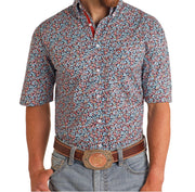 Men's Navy Short Sleeve Shirt RMB3S05677 - Southern Soule Designs