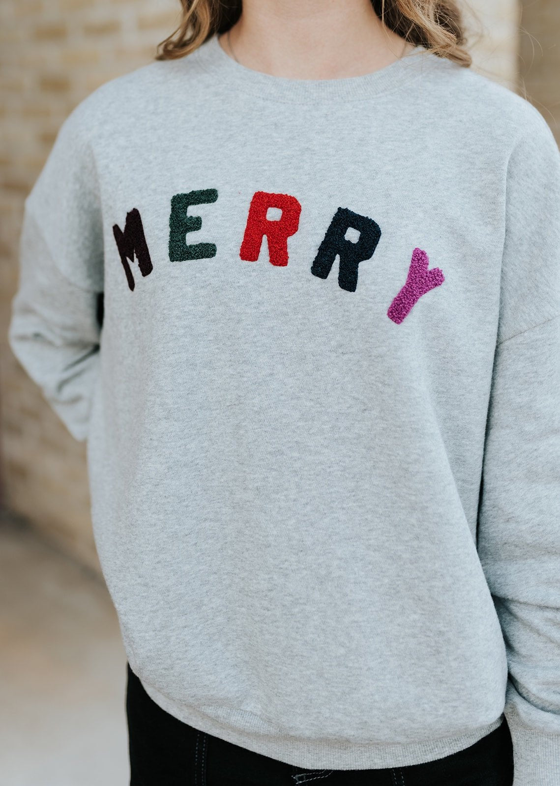 Merry Sunday Sweatshirt Classic Heather Grey ZLT254944 - Southern Soule Designs