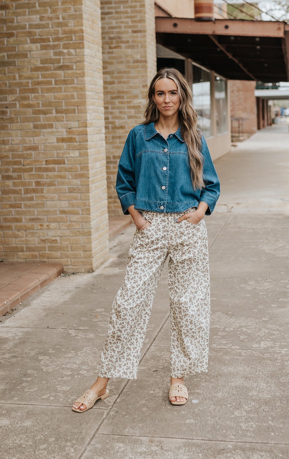 Mid Blue Cristo Jacket - Southern Soule Designs