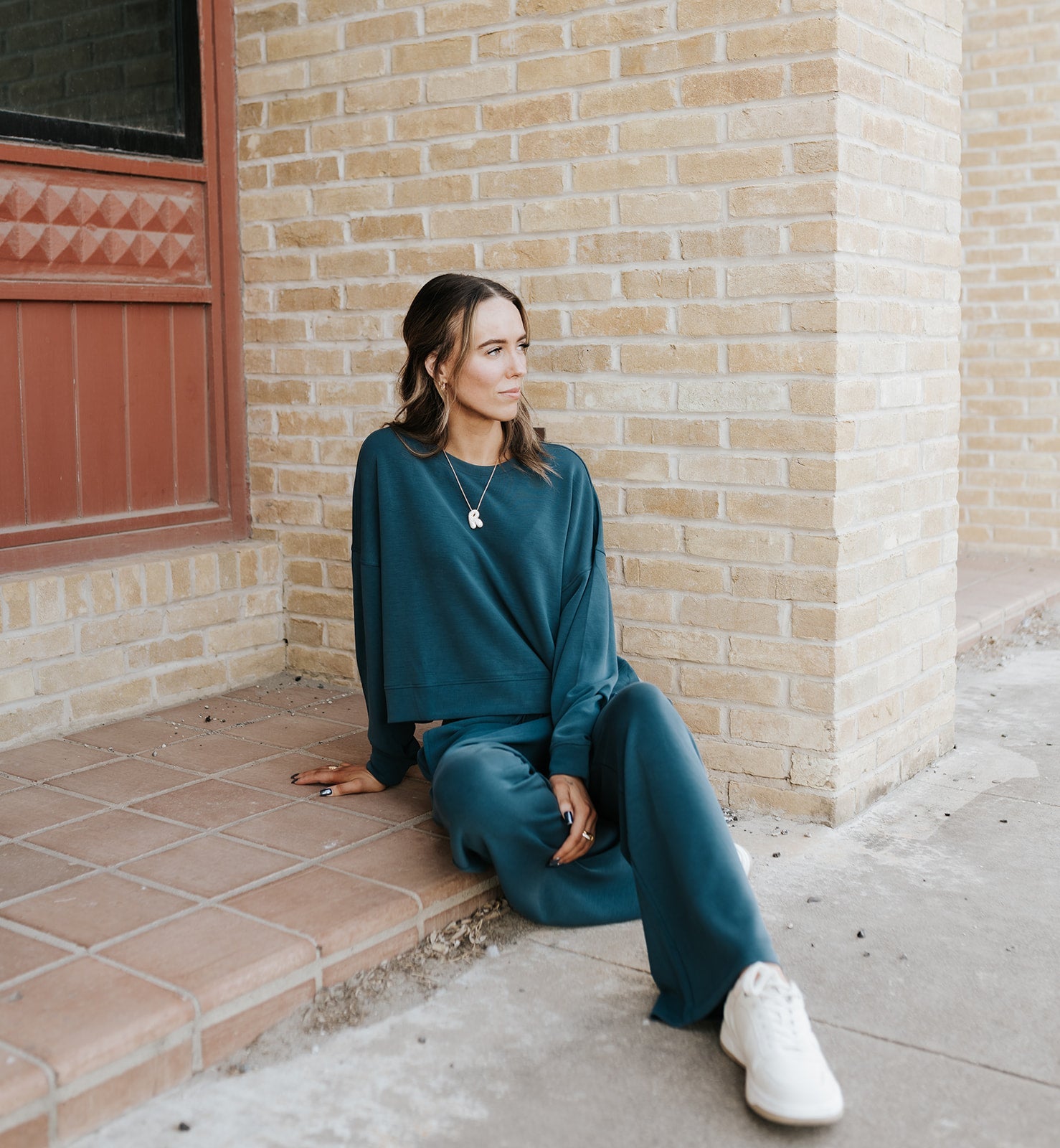 Midnight Navy Simple Scuba Wide - Leg Pant KP5289 - Southern Soule Designs