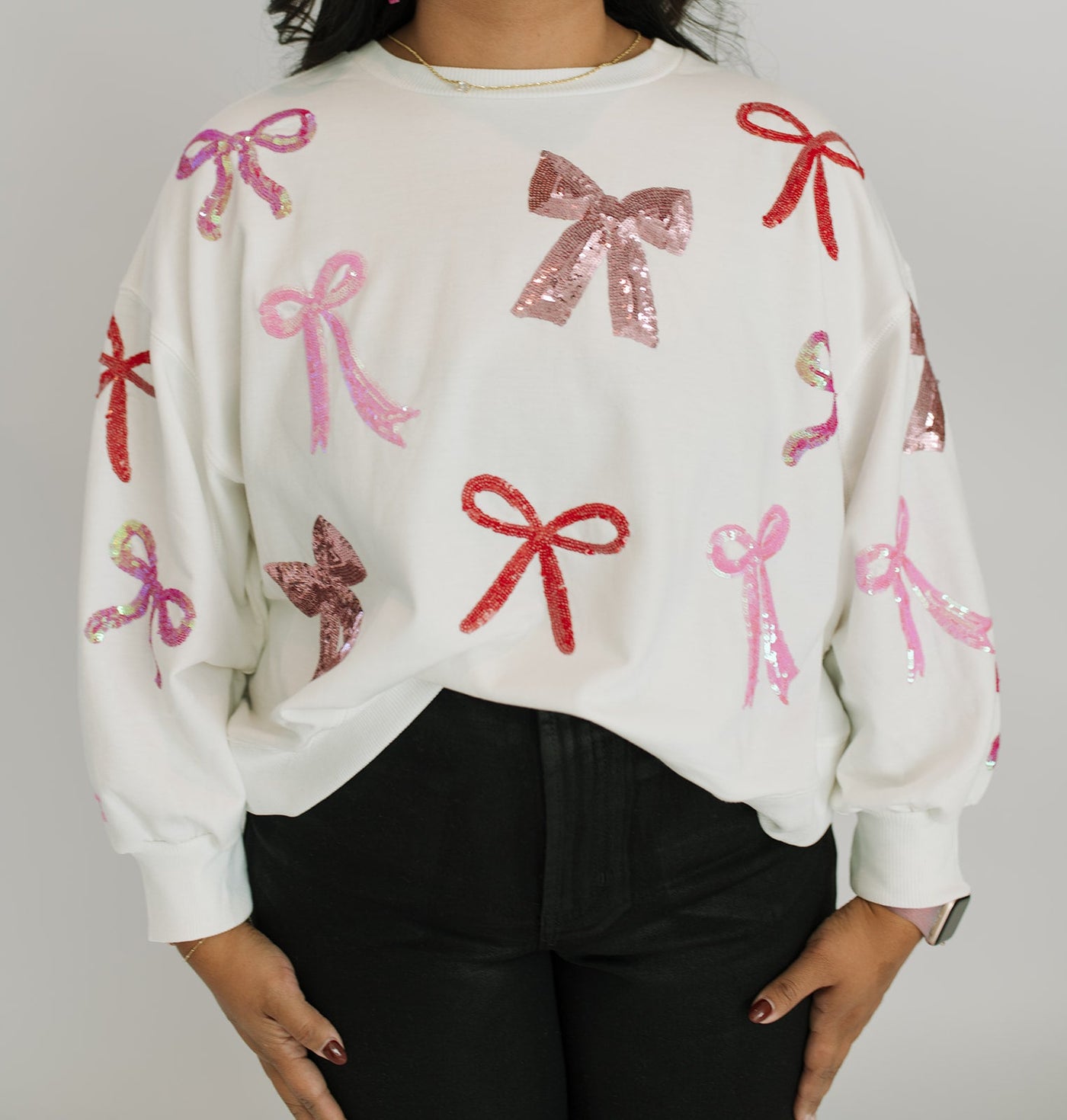 Millie Bows Sweatshirt - Southern Soule Designs