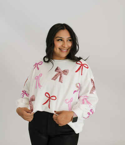 Millie Bows Sweatshirt - Southern Soule Designs