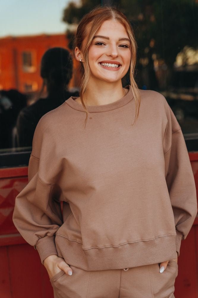 Millie Mocha Sweatshirt 47952 - Southern Soule Designs