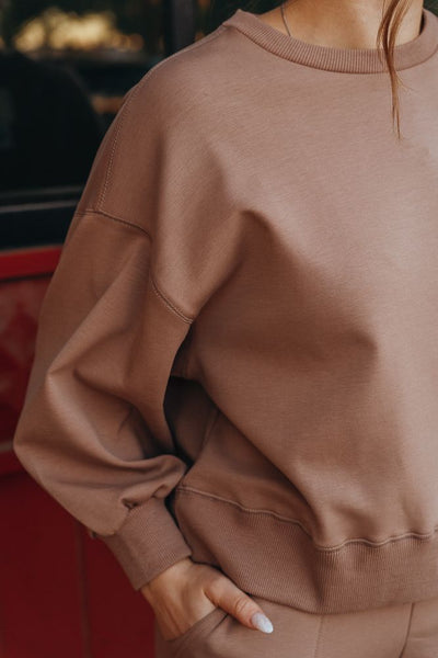 Millie Mocha Sweatshirt 47952 - Southern Soule Designs
