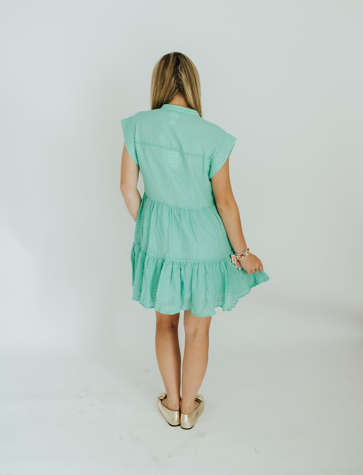 Mint Sleeveless Dress WG50428 - Southern Soule Designs