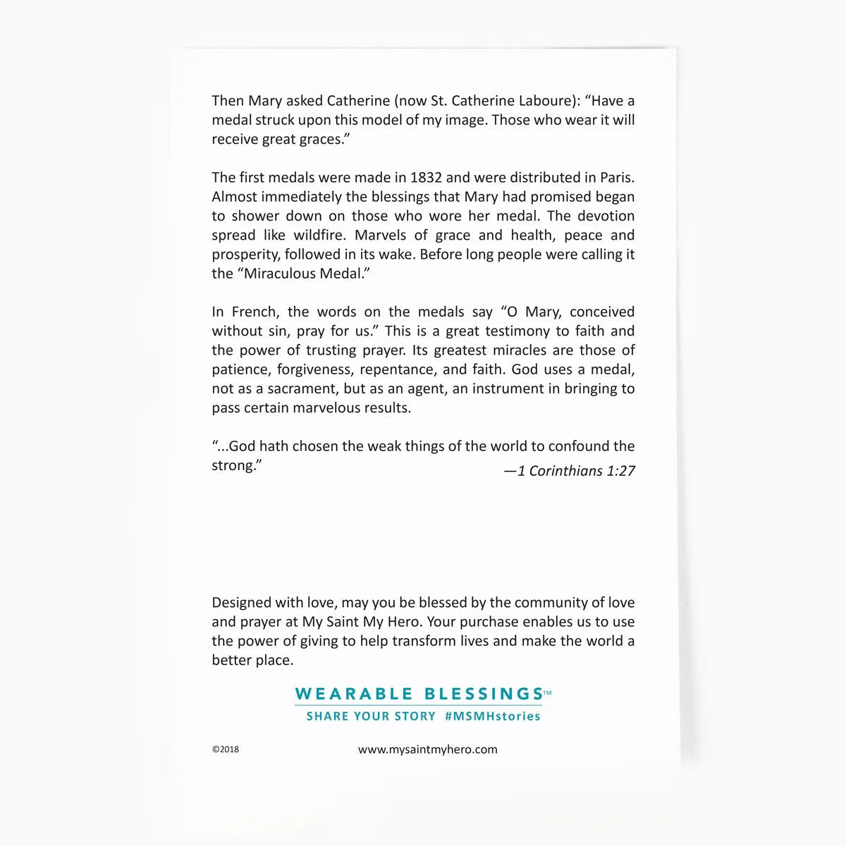 Miraculous Petite Necklace by My Saint My Hero - Southern Soule Designs