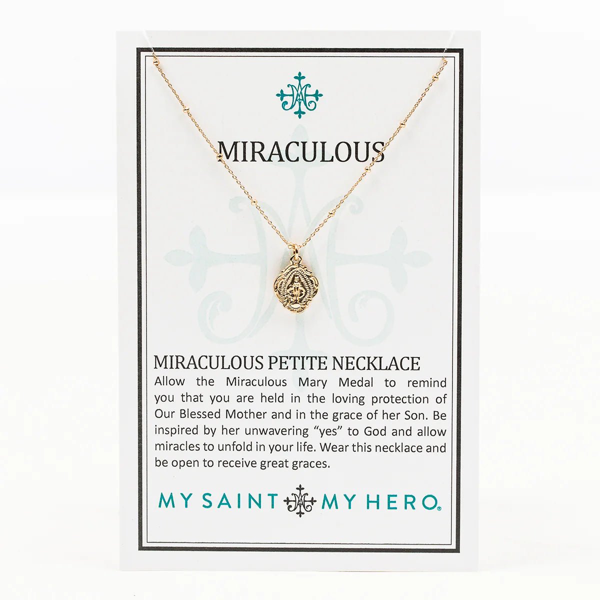 Miraculous Petite Necklace by My Saint My Hero - Southern Soule Designs