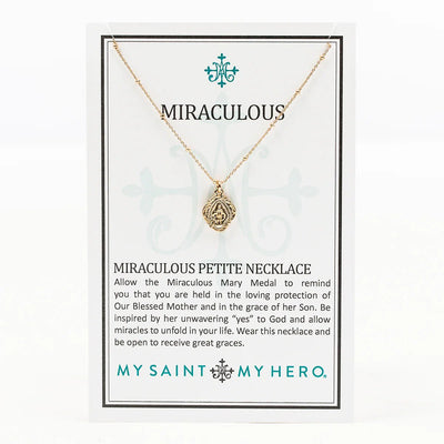 Miraculous Petite Necklace by My Saint My Hero - Southern Soule Designs