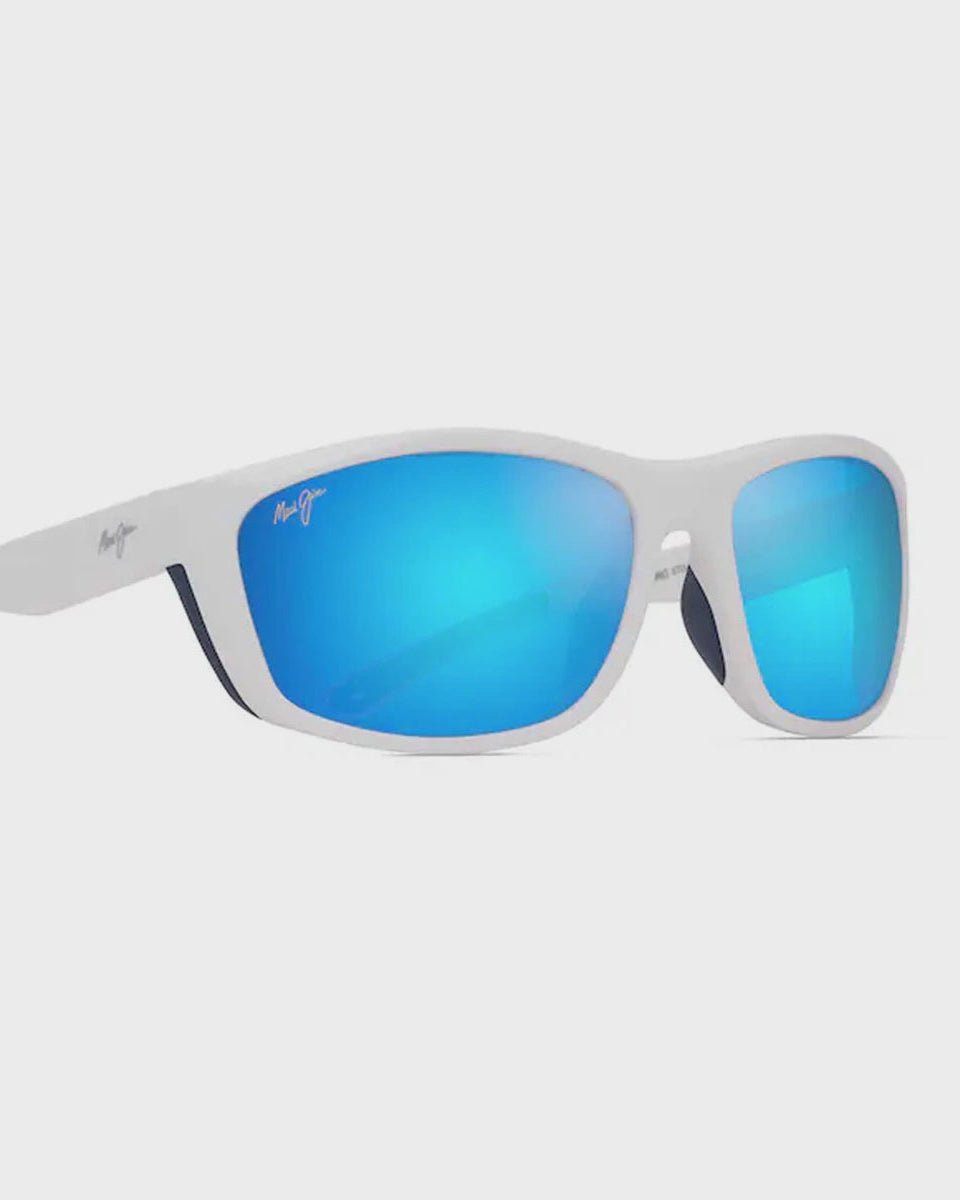 MJ Blue Hawaii Nuu Landing White w/Navy RBR - Southern Soule Designs