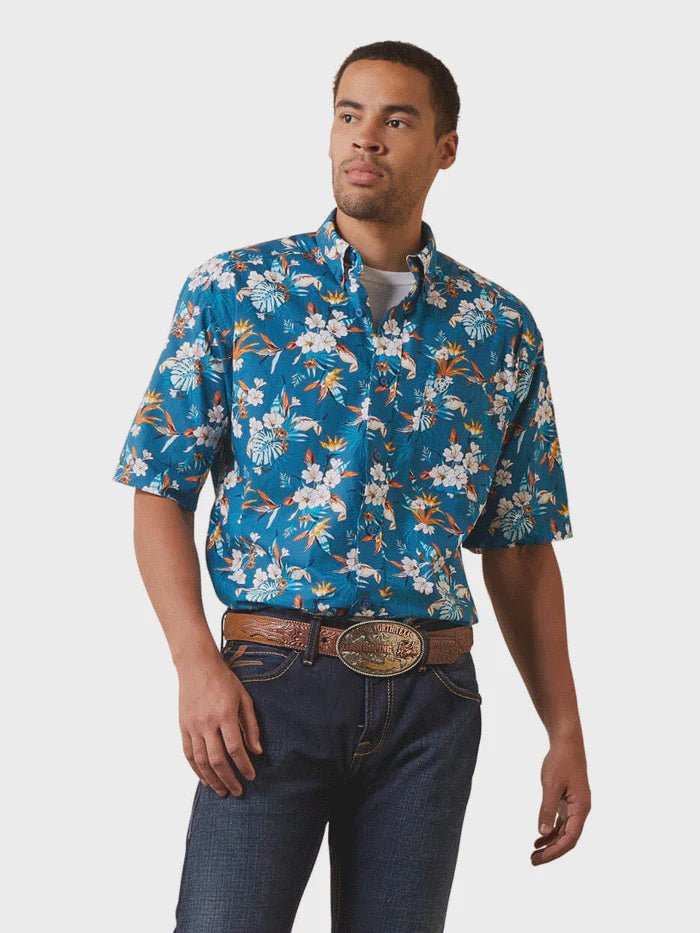 MNS Keon Clssc SS Lyons Blue - Southern Soule Designs