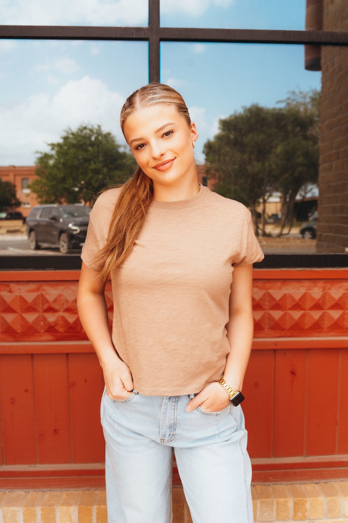 Modern Slub Tee Iced Coffee ZT202293 - Southern Soule Designs