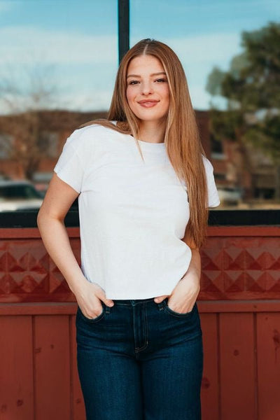 Modern Slub Tee White ZT202293 - Southern Soule Designs